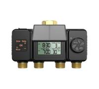 Aundhegrtt Timer Controllo Intelligente Solare 4 Zone BSP3/4 | manuale e automatica, gestione delle valvole, controllo intelligente per giardino e cortile.