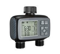 Aundhegrtt Timer per Programmabile a 2 Zone con Funzionalità IP | Offre due modalità di : frequenza in giorni (1-7) o ore (1-23), garantendo copertura uniforme per prato e aiuole.