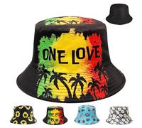 AUNGCSHE Cappello da pescatore, cappello da sole da uomo, da pesca su entrambi i lati, cappello da pescatore retrò, pieghevole, per escursioni, campeggio, vacanze (fenicottero), Nero , Taglia unica