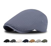 AUNGCSHE Coppola Uomo, 8 Colori Disponibili Cappello Uomo Invernale, Regolabile Coppola pour Usage Quotidien, l'escalade, la Randonnée et Les Voyages, Primavera Autunno Inverno(Blu)
