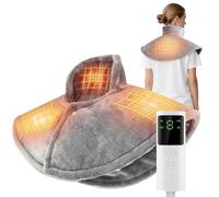 Auniq Termoforo Elettrico per Cervicale Spalle, Cuscinetto termico per collo spalle 3 Temperatura Scaldacollo riscaldato Lavabile Scaldacollo spalle per alleviare il dolore Regalo di Natale invernale