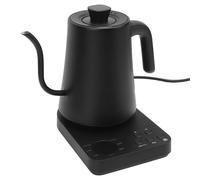 AUNMAS 1000 Ml di Versare Sopra il Bollitore con Base, 1200w 5 Livelli di Temperatura in Acciaio Inossidabile Regolabile Calco D'acqua Calda a (Spina europea 220V)