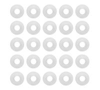 AUNMAS 25 Pezzi Birra Swing Flip Top Bottle Guarnizioni in Silicone Bianco Birra Fatta in casa Guarnizione di Tenuta per Bottiglia di Soda per produrre Birra Fatta in casa