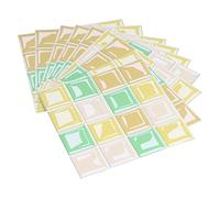 AUNMAS Adesivo Stacca e Incolla per Piastrelle per Pavimenti, Materiale PVC Premium, Decalcomanie Autoadesive Antiscivolo per l'arredamento di e Bagno, 10 Pezzi, 20x20 Cm