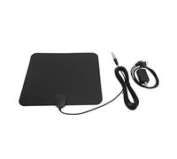AUNMAS Antenna TV Digitale HD, Portata 980 Miglia Amplificata da 25 DBi | Materiale ABS, Montaggio in Pasta per Interni, VHF/UHF 174-860 MHz, Compatibile ATSC 720P/1080i/1080P, Testa F con