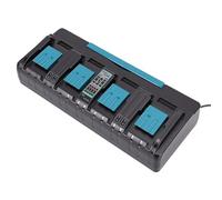 AUNMAS Caricabatterie Intelligente, Mantenitore Automatico di Batterie Al Litio a Ricarica Rapida per BL 1430 1820 1830 1850 (Spina europea)