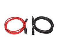 AUNMAS Cavo di Prolunga Solare 10AWG 6mm² con Doppio Isolamento in Rame PPE per Fotovoltaico a Pannello Solare per (4M)