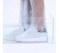 AUNMAS Copertura per Scarpe Alta Impermeabile Antiskid L'usura Protettore di Scarpe da Pioggia Resistente Ai Giardini degli Uffici delle Scuole PVC (XL)