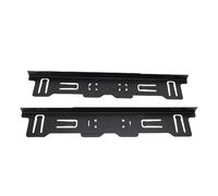 AUNMAS Copri Fessure per Fornelli, 4 Pezzi in Acciaio Inox, Regolabili, Resistenti Al Calore, da 35 a 70 Cm, per Coprire Fessure Inferiori a 20 Mm, Sigillare le Fessure tra Piano (BLACK)