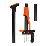 AUNMAS Estrattore di Erbacce con Manico Lungo, Strumento per Rimuovere Le Erbacce a Mano per Lavori Pesanti a 4 Artigli Rimuovere Facilmente Le Senza Piegarsi, Tirare o