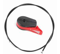AUNMAS Kit di Controllo del Cavo dell'acceleratore per Tosaerba da 59 Pollici, Maniglia dell'interruttore 'acceleratore in Plastica con Cavo da 59 per Attrezzature da Giardino (Rosso)