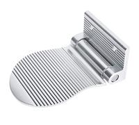 AUNMAS Piede della Doccia Resto, Space Aluminium Non Slip a Parete Montata a Pedale Ripiegato per il Corridoio del Bagno D'ingresso in Casa (SILVER)