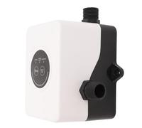 AUNMAS Pompa Booster Pressione Acqua 100W 24V 32L/min 25M Pompa Booster Doccia a Pressione Doccia a Acqua con Flussostato Intelligente Incorporato per (Spina europea)