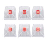 AUNMAS Queen Bee Rearing Cage, Fibbia Quadrata Escluder con Griglia a Rete, Strumento di Apicoltura Pratico in Plastica, Leggero e Robusto per Sciamare, Introduzione delle Regine
