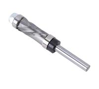 AUNMAS Routers a Compressione Spirale, Gambo da 1/4 Pollice, Taglio da | Guida a doppio cuscinetto, rivestimento a filo superiore e inferiore, corpo in acciaio al tungsteno, percorso modello per