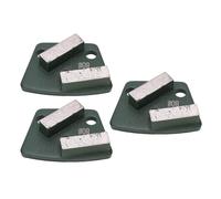 AUNMAS Scarpe Abrasive Diamantate per Calcestruzzo 3 Pezzi, Disco Trapezoidale Ad Alta Durezza, Utensili Abrasivi Efficaci per Smerigliatrici per Calcestruzzo e Uso Industriale