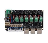 AUNMAS Scheda Madre Stampante 3D, Hub di Controllo Stampante Multitesta PCB con 6 Porte CANBUS 6 USB 2.0, Distribuzione Alimentazione 7,5 A, IO Configurabile per Utensile e Utenti Avanzati