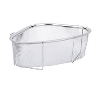 AUNMAS Scolapiatti per Lavello Triangolare in Acciaio Inossidabile 22 Cm X 17,4 Cm Cestello per Lavello da Raccoglitore per Rifiuti Alimentari Filtro Multifunzionale per Lavaggio e