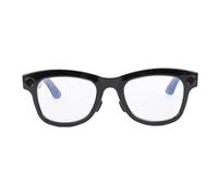 AUNMAS Smart Camera Glasses AI Translation Voice Wake Up Music Playback Calls Foto Scattando WiFi Transfer Dual Noise Reduction Touch Control per Uomini Donne Travel Business (Luce anti -blu)