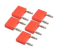 AUNMAS Speaker Dual Banana Plug, ABS Copper Double Row Connector 4mm, No