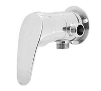 AUNMAS Valvola ad angolo in lega di zinco, Valvola deviatrice per soffione doccia 11, 5x8, 5x13cm angolare per bagno a 3 vie da G1/2in deviatore doccia per WC, bidet, aerografo