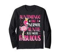 Aunt - Auntimingo Like a Normal Auntie Flamingo Lover Pun Maglia a Manica