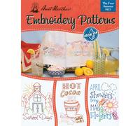 Aunt Martha's 411 Four Seasons Embroidery Transfer Pattern Book Kit White