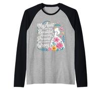 Aunt Says I'm a Beautiful Amazing Princess - Maglia con Maniche Raglan