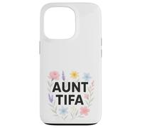 Aunt Tifa Floral Resistance Protest Resist Fascism No Kings Custodia per iPhone 13 Pro