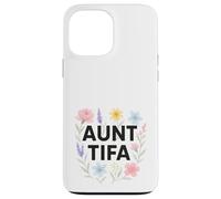 Aunt Tifa Floral Resistance Protest Resist Fascism No Kings Custodia per iPhone 13 Pro Max