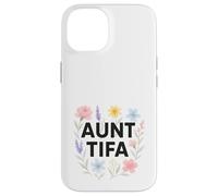 Aunt Tifa Floral Resistance Protest Resist Fascism No Kings Custodia per iPhone 14