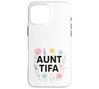 Aunt Tifa Floral Resistance Protest Resist Fascism No Kings Custodia per iPhone 16 Pro Max