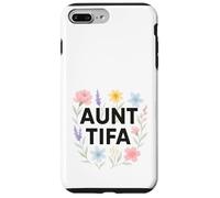 Aunt Tifa Floral Resistance Protest Resist Fascism No Kings Custodia per iPhone 7 Plus/8 Plus
