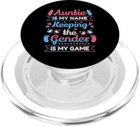 Auntie Is My Name Spoiling Is My Game Gift PopSockets PopGrip per MagSafe