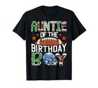 Auntie Of The Birthday Boy Football, 1° anno dopo il compleanno Maglietta