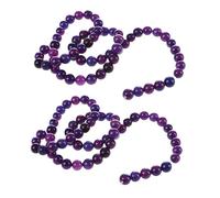 AuntYou 2X Perline 6mm Rotonda Sugilite Pietra Minerale