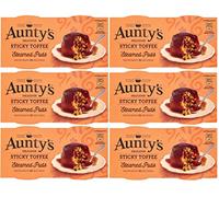 Aunty's Al Vapor Pegajosos Pudines Toffees 2 X 110g (Paquete de 6)