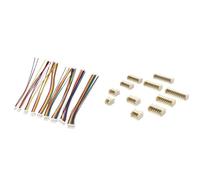 AUOQKQUT 10 Sets/Lot JST 1.25mm 1.25 JST 2P 3P 4P 5P 6P 8Pin 9pin 10pin Female Connector + Male with Wire 10/20/30CM (12 Pin,20CM)
