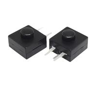 AUOQKQUT 10pc 213WD No-off-ON Flashlight Switch Two on One off Key Switch Side Three Feet 12 * 12 * 9MM