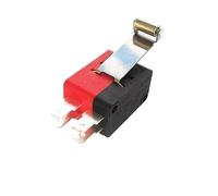AUOQKQUT 1PC Double MicroSwitch V-156-2C25 16A 250V Silver 4.8mm Foot Long Handle with Copper Wheel