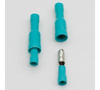 AUOQKQUT 50 x terminali a crimpare for connettori Maschio-Femmina Verdi