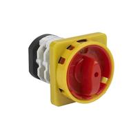 AUOQKQUT Changeover Rotary Cam Switch Two Position 0-1 Padlock 25A 2 Knots Control Electronic Starter Selector YMZ12-25/2GS