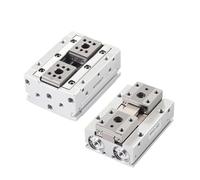 AUOQKQUT Low Profile Pneumatic Cylinder Air Parallel Gripper Cylinder MHF2 8D 10D 12D MHF2 16D MHF2 20D Pneumatic Gripper(MHF2-20D1) AUOQKQUT