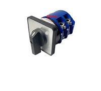 AUOQKQUT LW26-160A Rotary Cam Switch Two Poles 8 Terminals Dual Power Control Multi Position 160A 690V Silver YMW26-160/2(0-1-2-3-4)