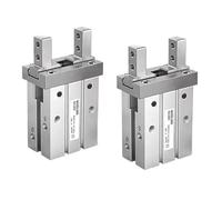 AUOQKQUT MHZ2 10D 16D 20D 25D 32D 40D MHZ2 10S MHZ2 10C Parallel Air Gripper Type Pneumatic Cylinder Double Or Single Acting Gripper(MHZ2-25S) AUOQKQUT