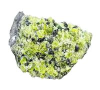AUOQKQUT Raw Peridot Crystal Stone Aromatherapy Stones and Rough Gemstone for, Display Decor, Fish Tank Landscaping,3~5cm,100g