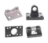 AUOQKQUT SC/SU Pneumatic Cylinder Bracket Accessories F-SC100/125/160/200CA/CB/FA/LB Single Double Ear Base Flange Plate(LB-200) AUOQKQUT