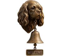 Auosxny Campanello di Benvenuto Doberman, Campanello di Benvenuto Pastore Tedesco, Campanello di Benvenuto retrò con Animali Divertenti, per Campanello Decorativo da Appendere al Muro per Giardino(G)
