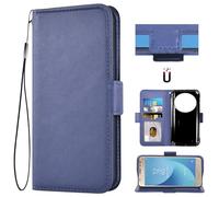 Auotu Custodia Case PU Pelle Flip Magnetica Custodiar Portafoglio Cover Per Doogee V30 Pro/Doogee V31 GT/DOOGEE S118 PRO Smartphone (Blu)