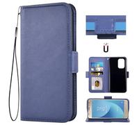 Auotu Custodia Case PU Pelle Flip Magnetica Custodiar Portafoglio Cover Per Doro 8100 / Doro 8100 Plus/Doro 8110 / Doro 8110 Plus Smartphone (Blu)